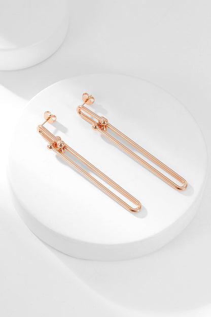[Regalia Jewels]HARDWEAR LONG DROP EARRINGS