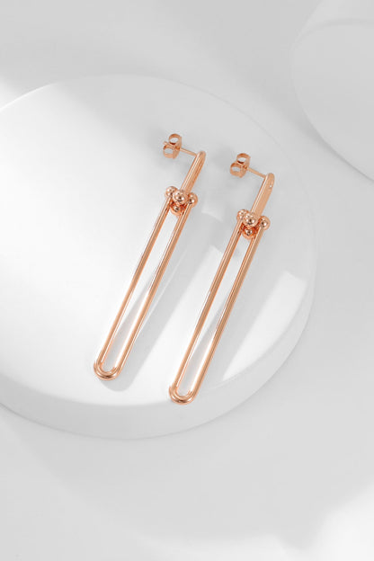 [Regalia Jewels]HARDWEAR LONG DROP EARRINGS