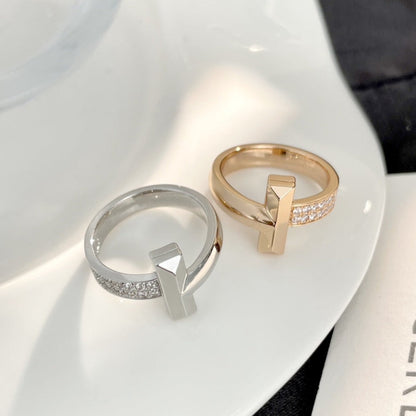 [Regalia Jewels]T WIDE DIAMOND RING