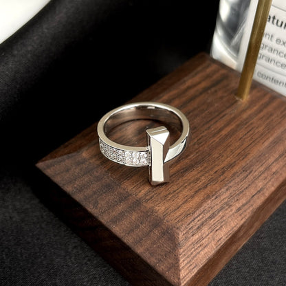 [Regalia Jewels]T WIDE DIAMOND RING