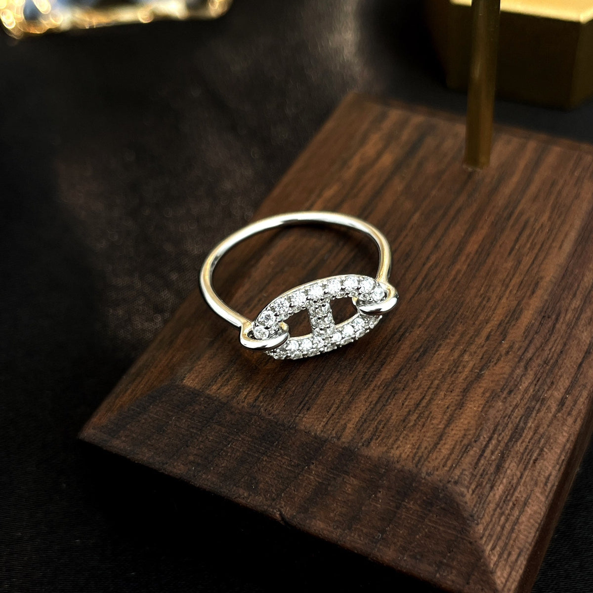 [Regalia Jewelry]RONDE SMALL SILVER DIAMOND RING