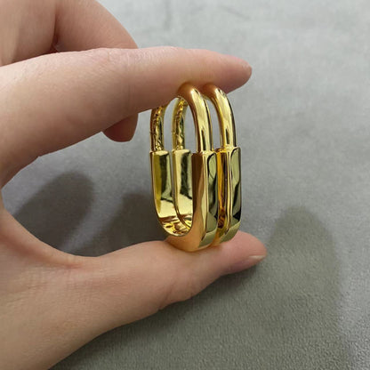 [Regalia Jewels]LOCK MEDIUM EARRINGS