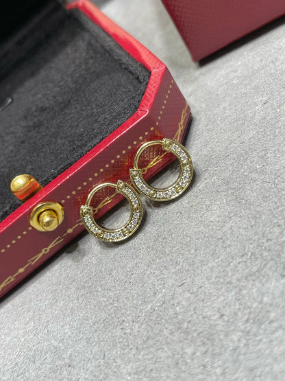 [Regalia Jewelry]LOVE DIAMOND EARRINGS