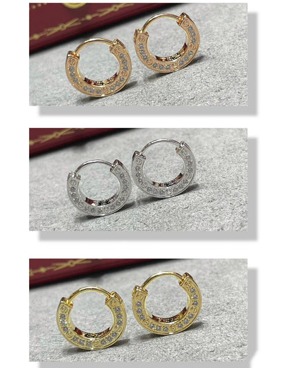 [Regalia Jewelry]LOVE DIAMOND EARRINGS