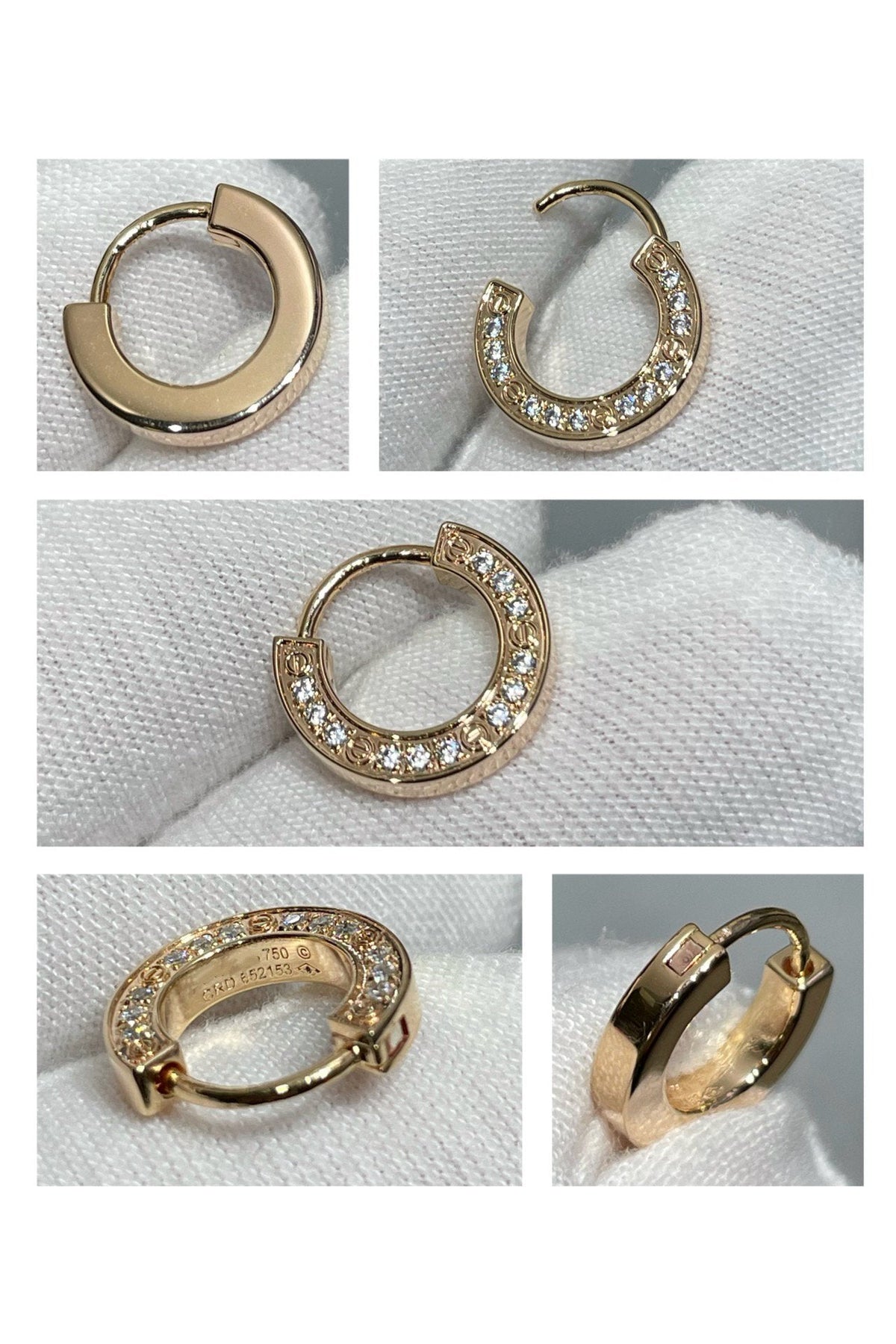 [Regalia Jewelry]LOVE DIAMOND EARRINGS