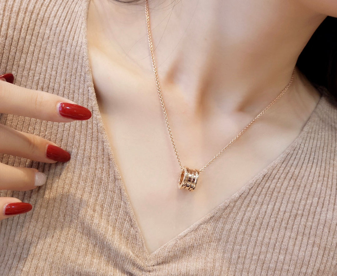 [Regalia Jewelry]ZERO 1 PINK GOLD NECKLACE