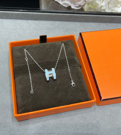 [Regalia Jewelry]POP H SKY BLUE NECKLACE