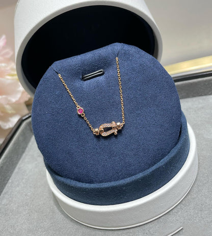 [Regalia Jewelry]FORCE 10 DIAMOND CHAIN LINK PINK GOLD BRACELET