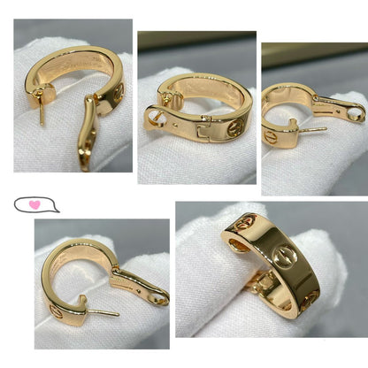 [Regalia Jewelry]LOVE 5.5MM EARRINGS