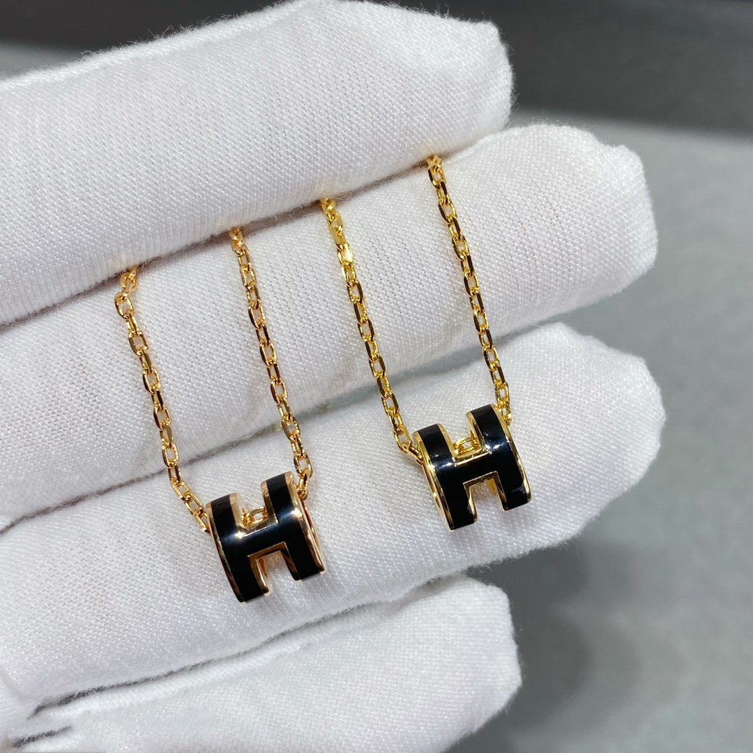 [Regalia Jewelry]MINI POP H NECKLACE