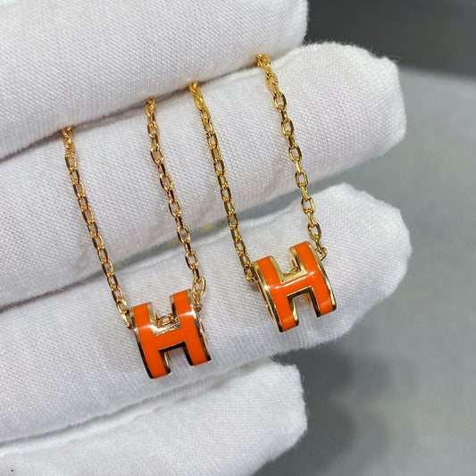 [Regalia Jewelry]MINI POP H NECKLACE