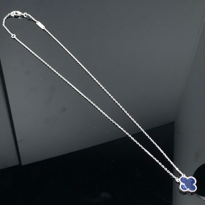 [Regalia Jewelry]CLOVER PIETERSITE SILVER LONG NECKLACE