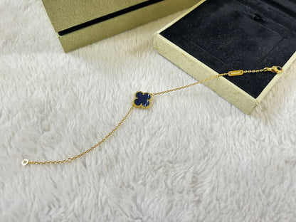 [Regalia Jewelry]CLOVER 1 MOTIF PIETERSITE BRACELET