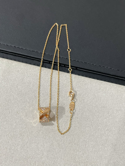 [Regalia Jewelry]LIENS EVIDENCE DIAMOND PAVED NECKLACE