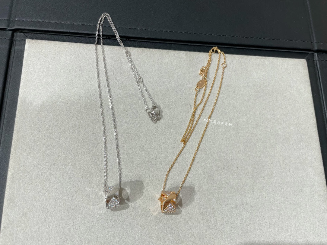 [Regalia Jewelry]LIENS EVIDENCE DIAMOND PAVED NECKLACE