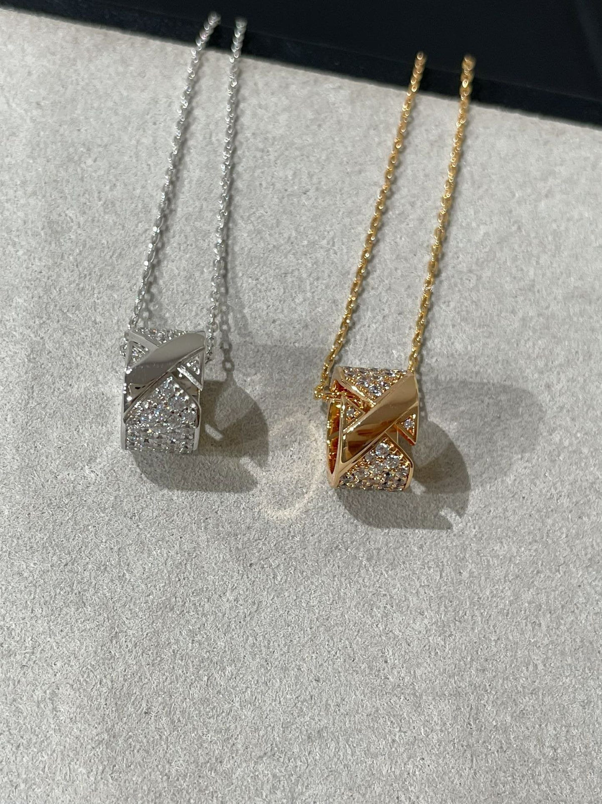 [Regalia Jewelry]LIENS EVIDENCE DIAMOND PAVED NECKLACE
