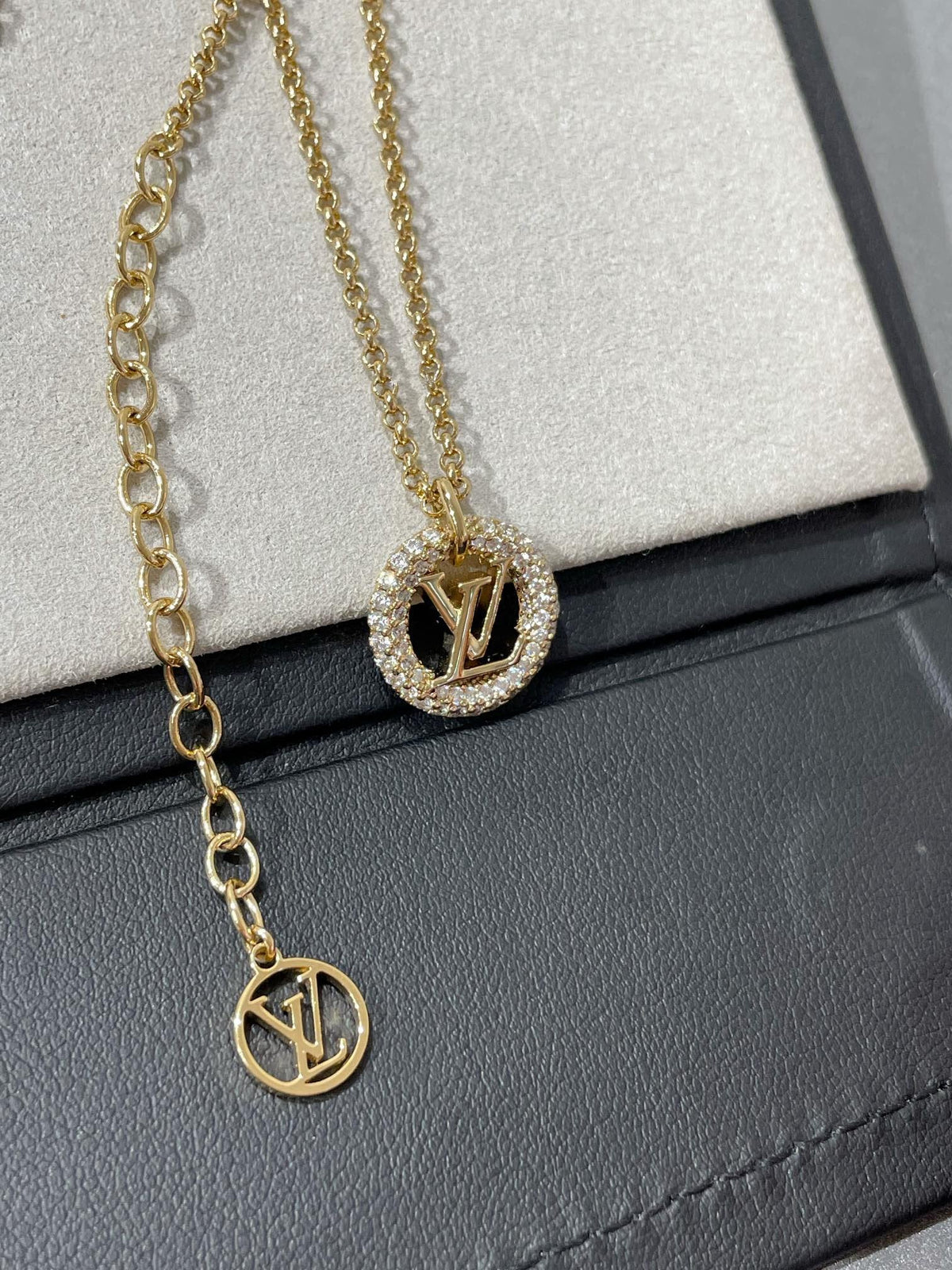 [Regalia Jewelry]BY NIGHT DIAMOND PAVED NECKLACE