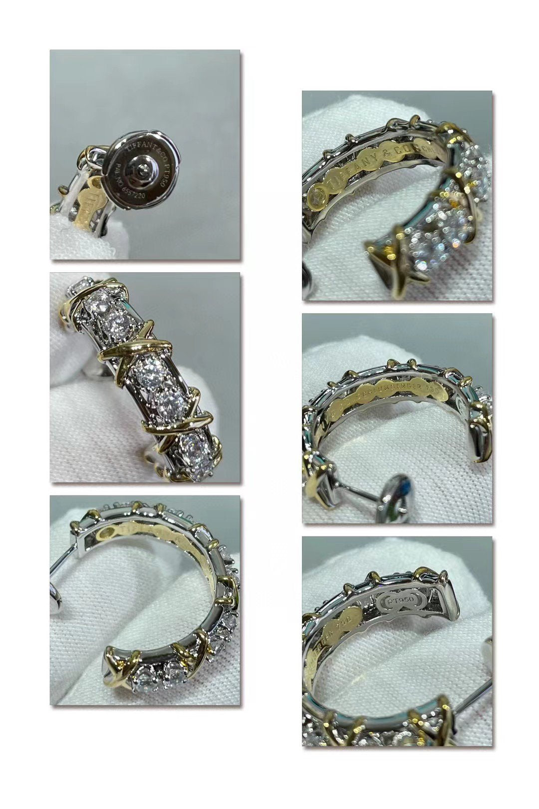 [Regalia Jewels]SCHLUMBERGER GOLD DIAMOND EARRINGS