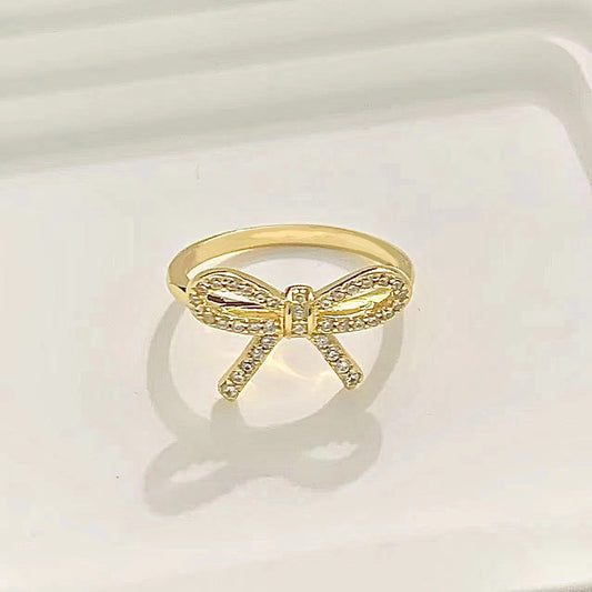 [Regalia Jewels]TWIST BOW RING