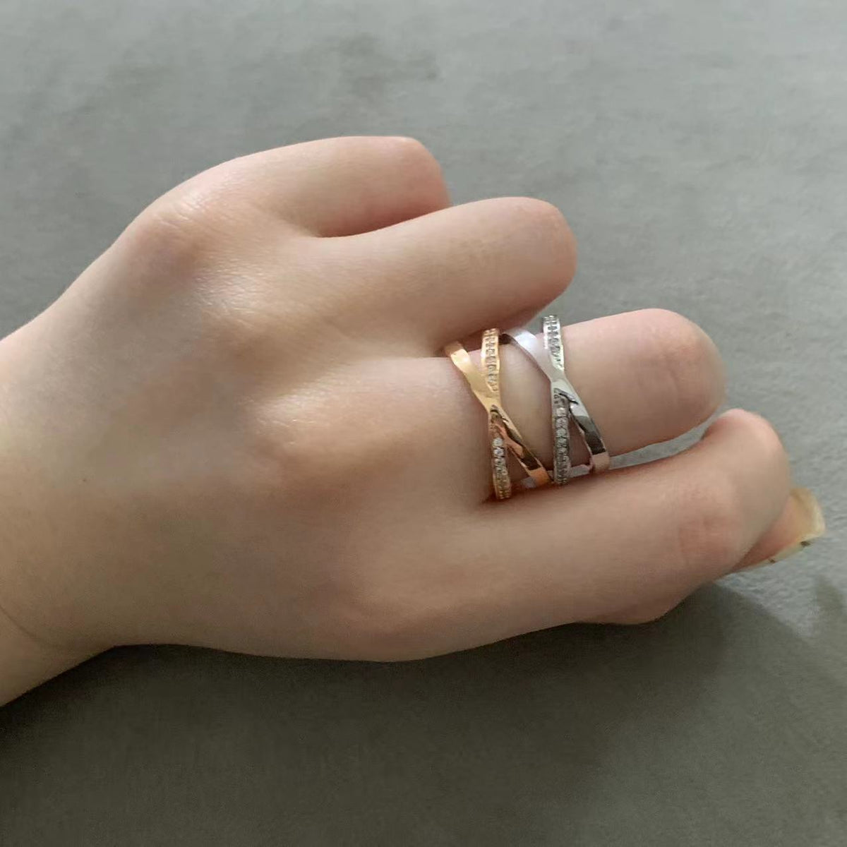 [Regalia Jewels]ATLAS X DIAMOND RING
