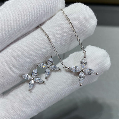 [Regalia Jewels]VICTORIA SILVER DIAMOND STUD MINI EARRINGS
