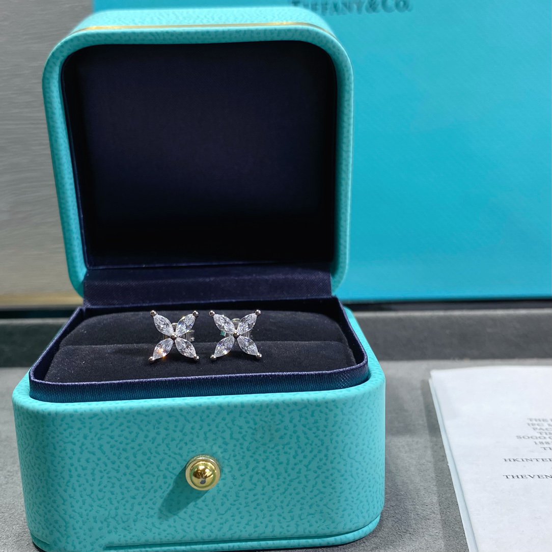 [Regalia Jewels]VICTORIA SILVER DIAMOND STUD MINI EARRINGS