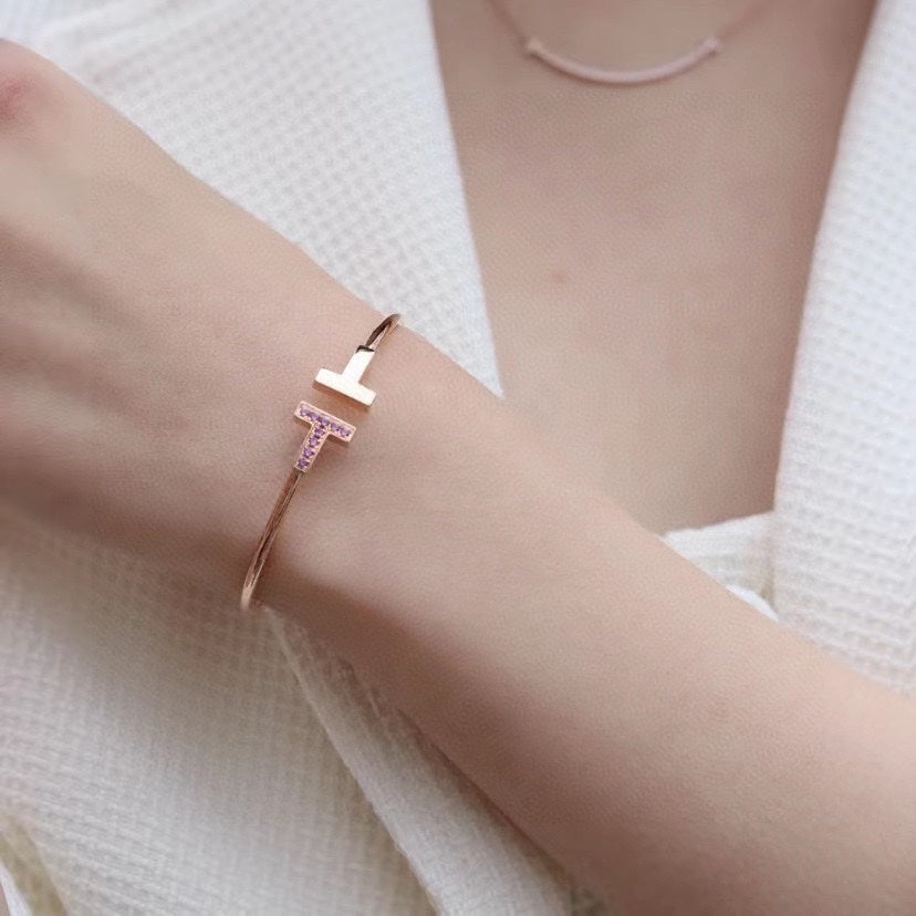 [Regalia Jewels]T PINK GOLD PINK DIAMOND BRACELET