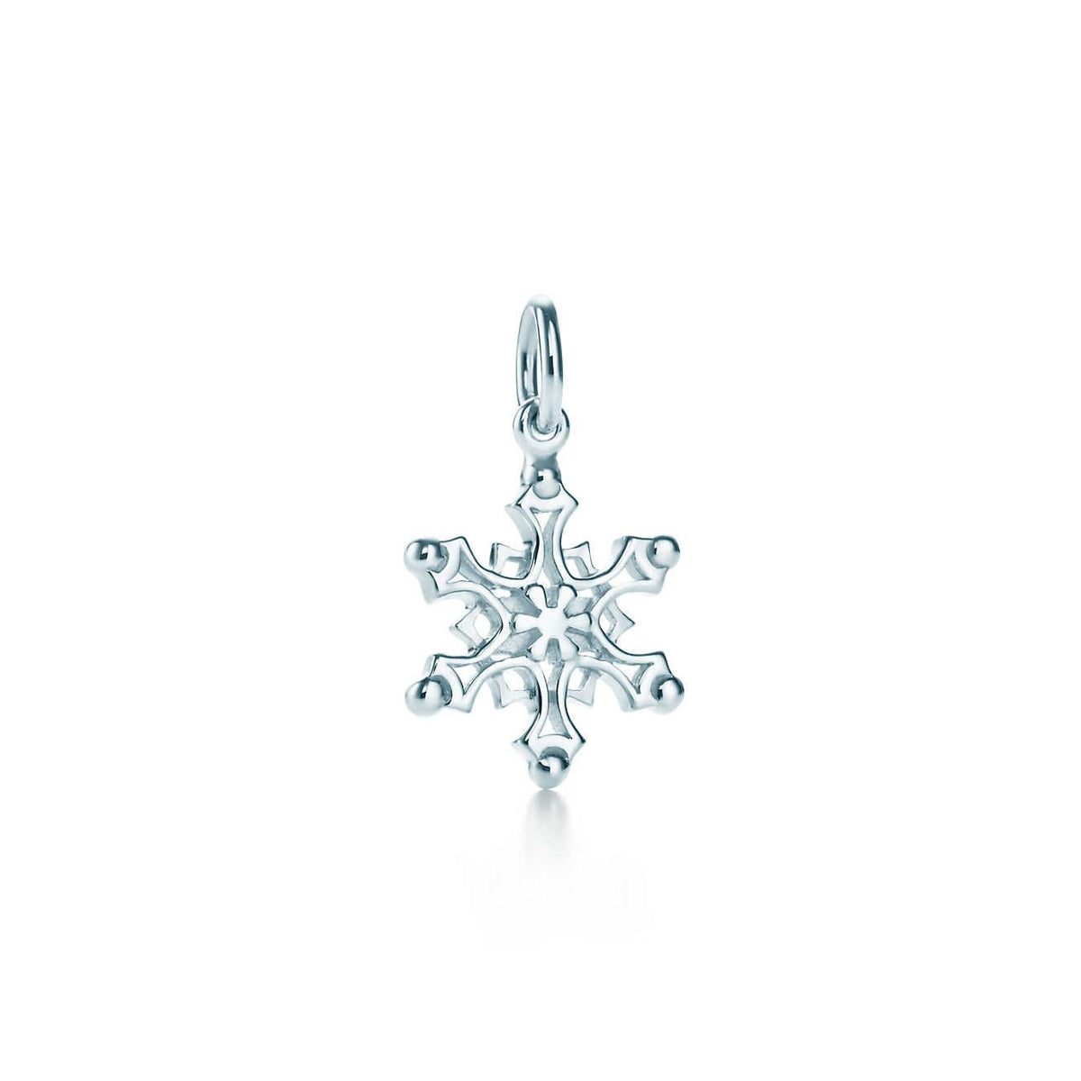 [Regalia Jewels]STERLING SILVER SNOWFLAKE PENDANT NECKLACE