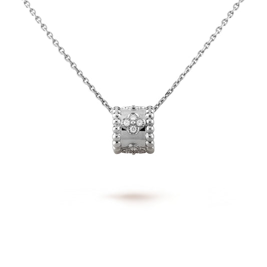 [Regalia Jewelry]PERLEE PEDANT SIVLER DIAMOND NECKLACE