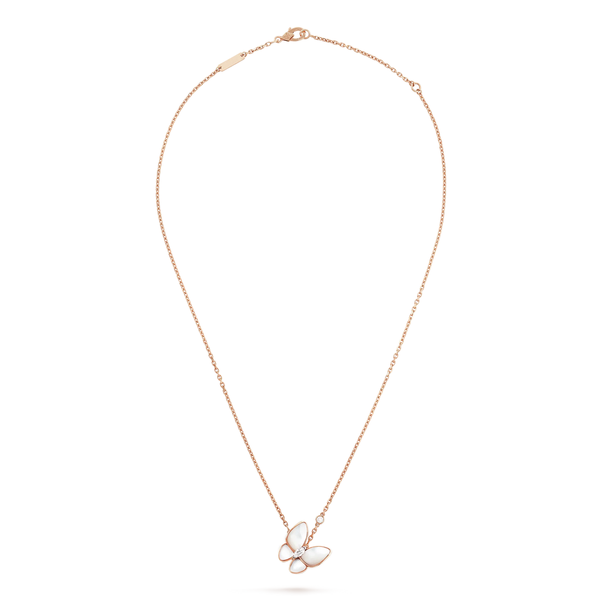 [Regalia Jewelry]BUTTERFLY MOP DIAMOND NECKLACE