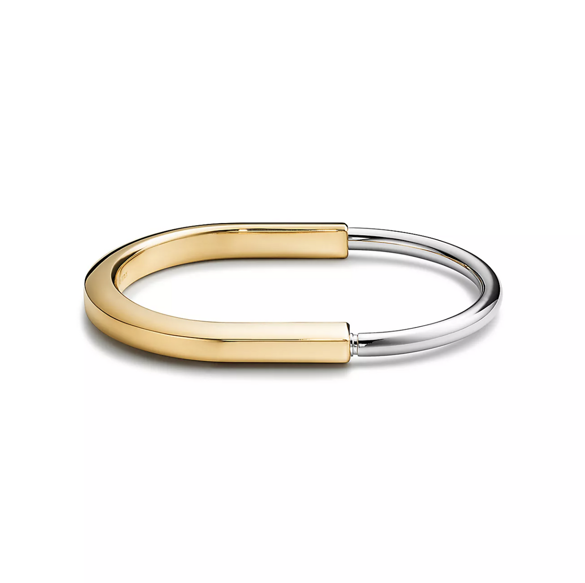 [Regalia Jewels]LOCK BRACELET YELLOW AND WHITE GOLD