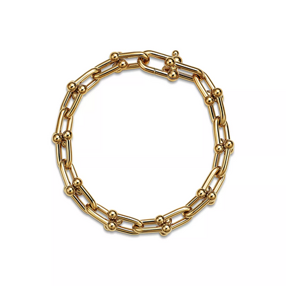 [Regalia Jewels]HARDWEAR MEDIUM LINK 20 MOTIF GOLD BRACELET