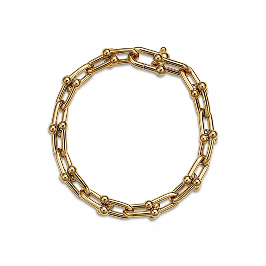 [Regalia Jewels]HARDWEAR MEDIUM LINK 20 MOTIF GOLD BRACELET