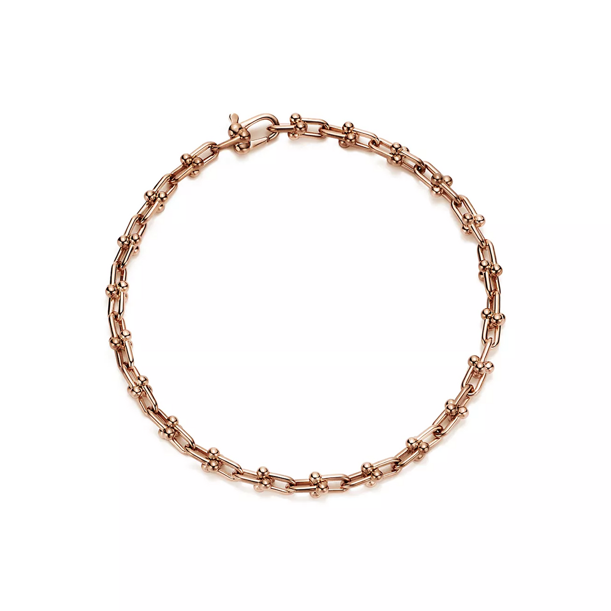[Regalia Jewels]HARDWEAR MICRO LINK 44 MOTIF PINK GOLD BRACELET