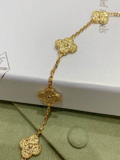 [Regalia Jewelry]CLOVERS THE 10-MOTIFS NECKLACE