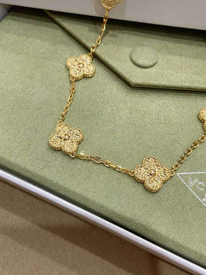 [Regalia Jewelry]CLOVERS THE 10-MOTIFS NECKLACE