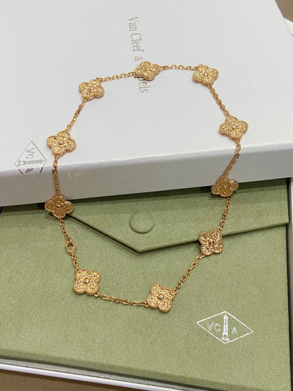 [Regalia Jewelry]CLOVERS THE 10-MOTIFS NECKLACE