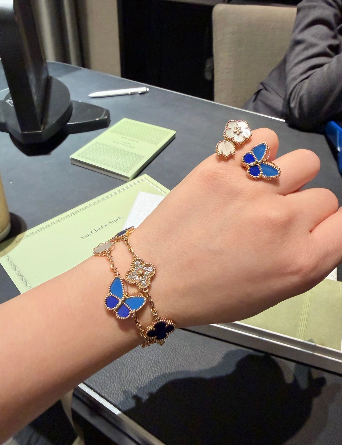 [Regalia Jewelry]LUCKY 3 MOTIF GOLD RING