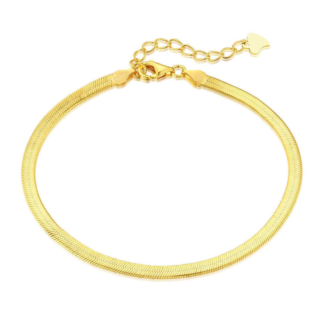 [Regalia Jewelry]Flat Snake Bone Chain Blade Necklace