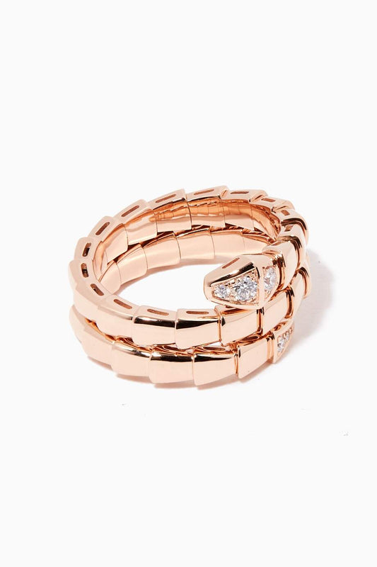 [Regalia Jewelry]SERPENTS DOUBLE ROW DIAMOND RING