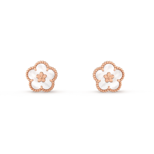 [Regalia Jewelry]LUCKY WHITE MOP EARRINGS