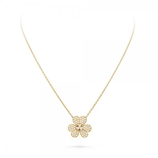 [Regalia Jewelry]FLOWER DIAMOND NECKLACE
