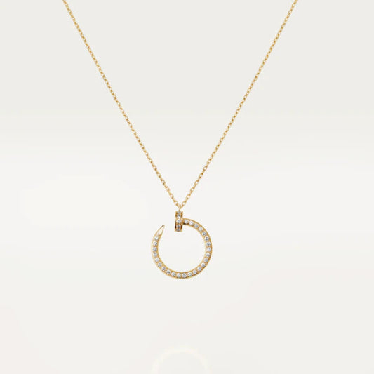 [Regalia Jewelry]JUSTE NECKLACE GOLD DIAMONDS
