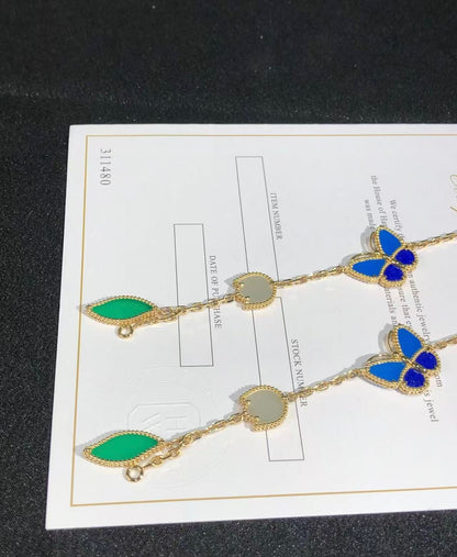 [Regalia Jewelry]LUCKY SPRING BUTTERFLY 5 MOTIF BRACELET