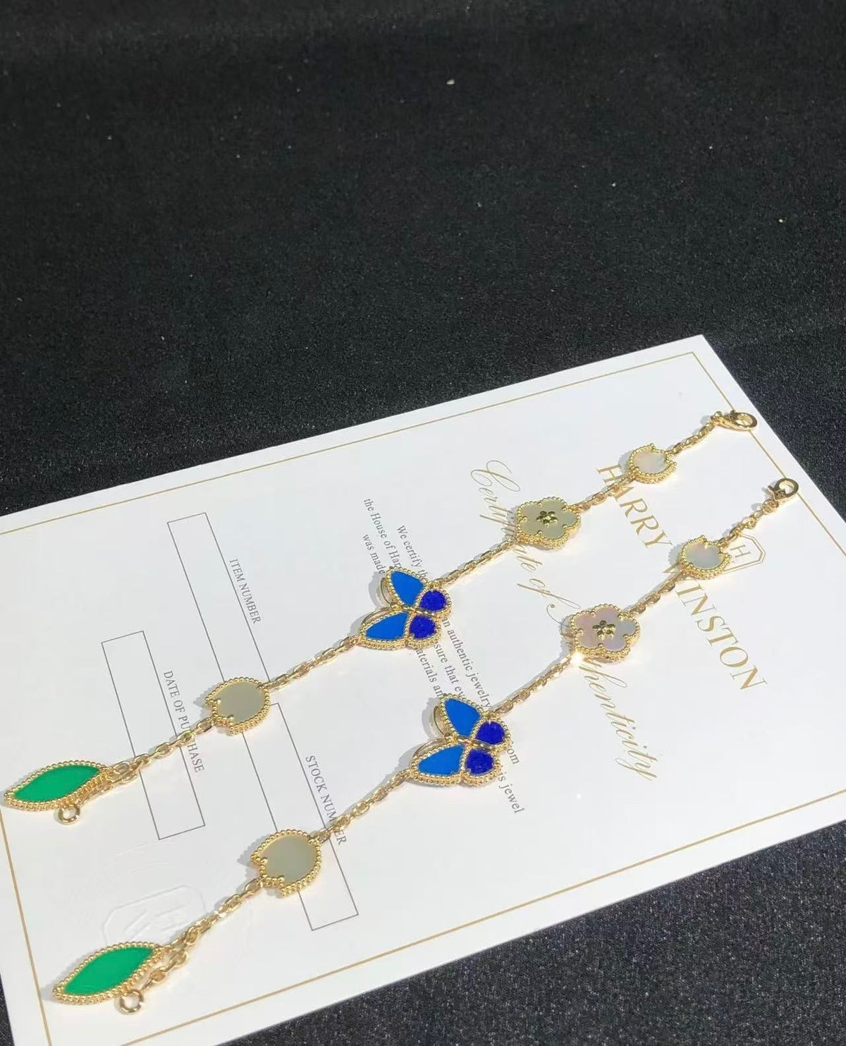 [Regalia Jewelry]LUCKY SPRING BUTTERFLY 5 MOTIF BRACELET