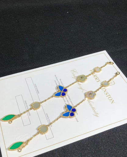 [Regalia Jewelry]LUCKY SPRING BUTTERFLY 5 MOTIF BRACELET