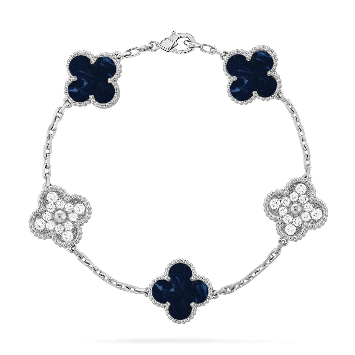 [Regalia Jewelry]CLOVER 5 MOTIF PIETERSITE BRACELET COLLECTION