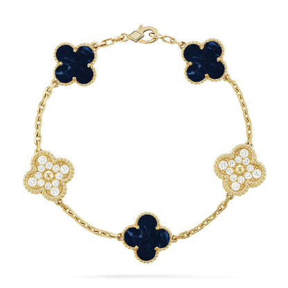 [Regalia Jewelry]CLOVER 5 MOTIF PIETERSITE BRACELET COLLECTION