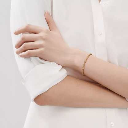 [Regalia Jewels]HARDWEAR MICRO LINK 44 MOTIF GOLD BRACELET