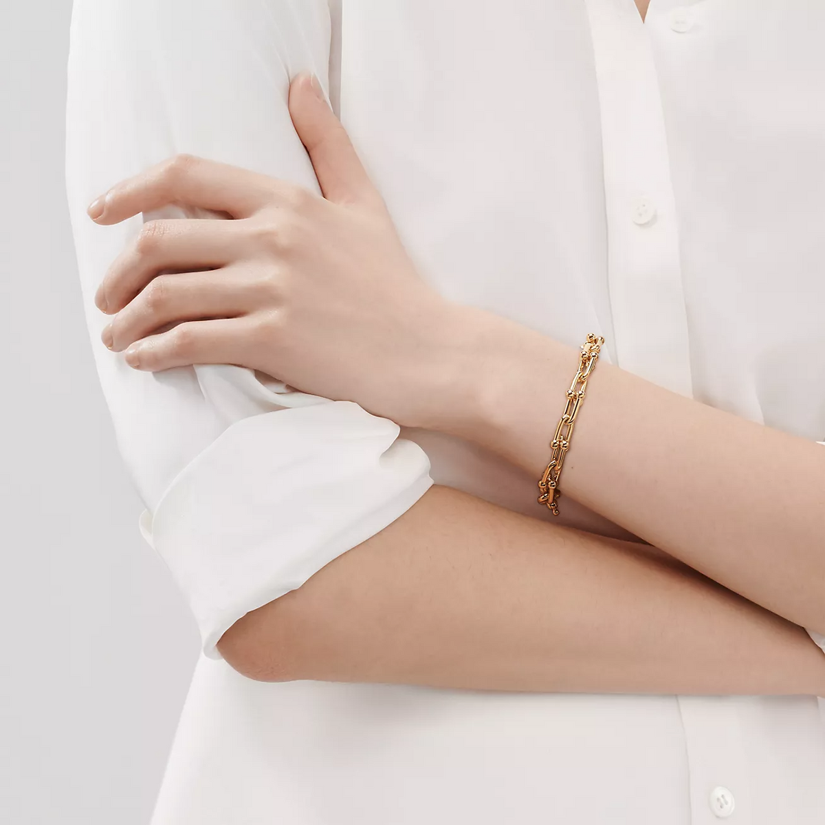 [Regalia Jewels]HARDWEAR MEDIUM LINK 20 MOTIF GOLD BRACELET